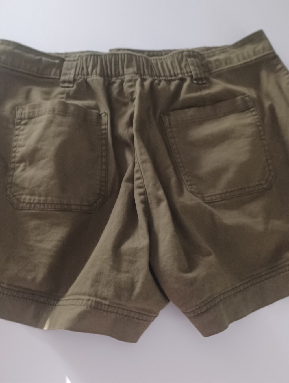 Old Navy OG Chino Shorts Sz L Flat Pocket - Picture 2 of 3